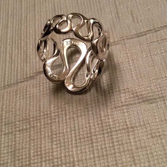 RLM Studio Sterling 925 Swirl Design Ring- 7 - Picture 6 of 8